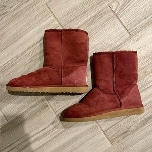 Women’s Burgundy Ugg Boots